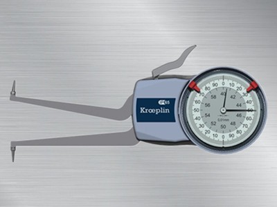 德國Kroeplin帶表內徑卡規H240