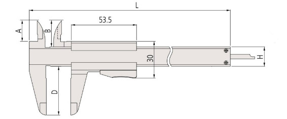日本三豐游標卡尺531-101尺寸 