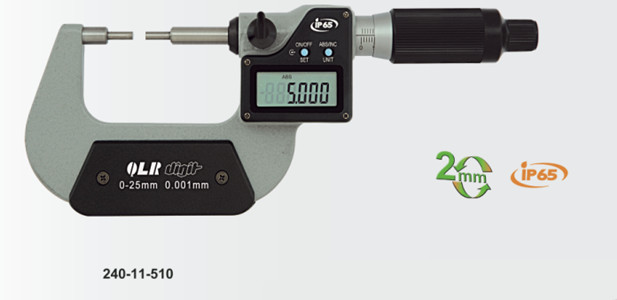 青量數顯小頭千分尺