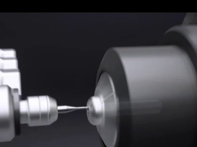 骨釘銑削要求精度高，80000轉高頻銑高速切削加工