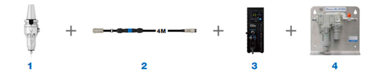 電主軸HES810配置圖
