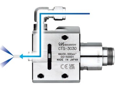 S50C碳素鋼鉆20mm深孔用NAKANISHI中心出水主軸加工速度快