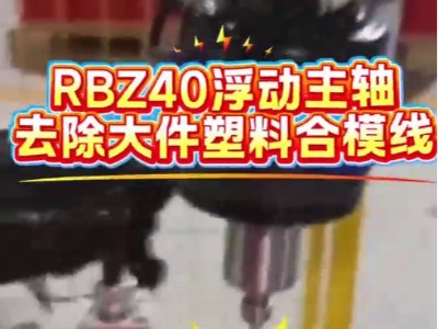 RBZ40浮動主軸，去除大件塑料合模線