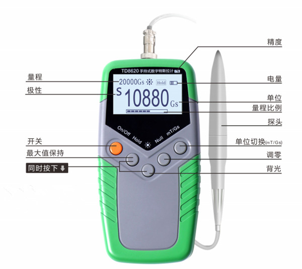 TD8620數(shù)字特斯拉計01 