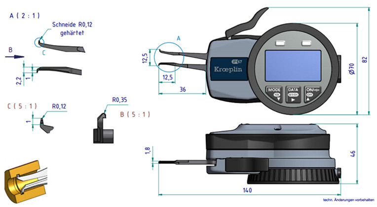 德國kroeplin內卡規102尺寸圖 