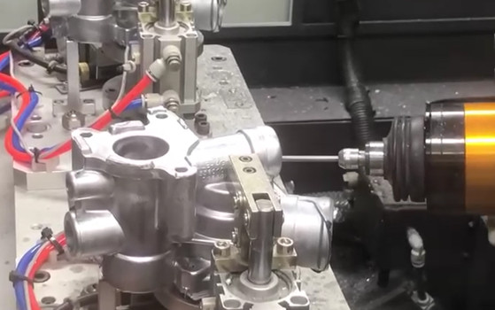 氣動主軸去毛刺加工