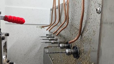 不銹鋼零部件銑削加工，排刀機加裝大扭矩RBZ高速電主軸