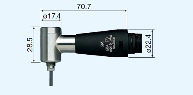 NSK直角力矩研磨頭ERA-270尺寸圖