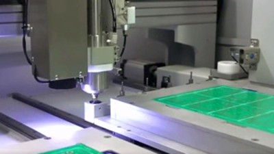 在線式NAKANISHI分板機主軸，可配多種加工工具