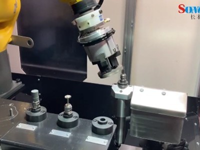 機加工后工件帶有微小毛刺需要自動換刀主軸去除