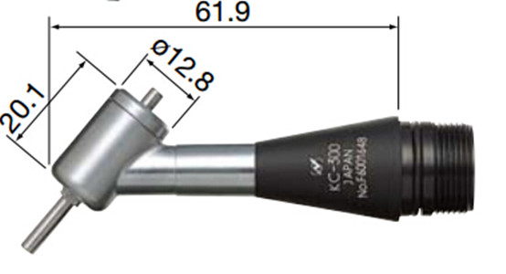 NSK轉(zhuǎn)角研磨頭KC-300尺寸圖