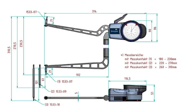 內卡規H4M180尺寸圖
