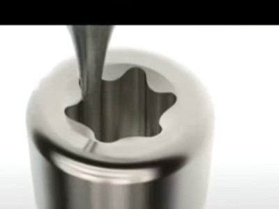 鈦合金銑梅花，斯大SB20走心機高頻銑