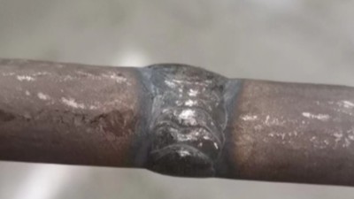 鐵件1mm焊疤去除，機(jī)械臂加裝大扭矩高速電主軸去除