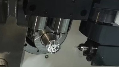 高速電吹風葉輪葉片銑削，大扭矩高速電主軸提高效率