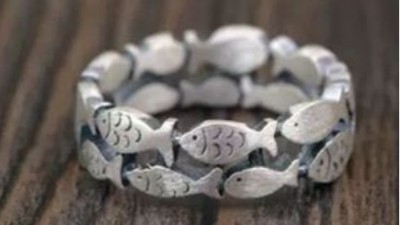 銀質首飾需去毛刺拋光表面，40000轉電動打磨機可更換刀具