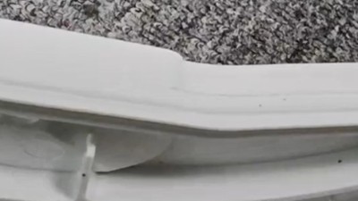 洗衣機PP塑料框飛邊毛刺，4萬轉RBZ浮動主軸柔性去除