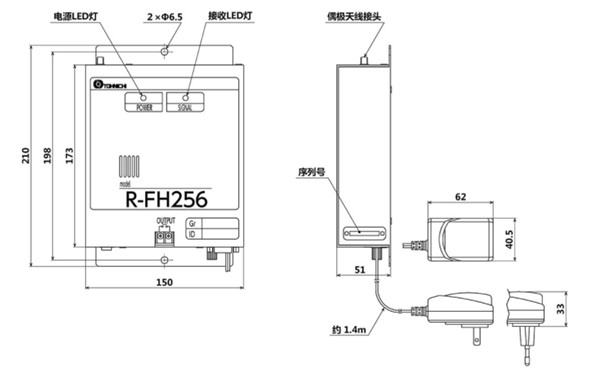 XO~FTL]R-FH256尺寸圖 
