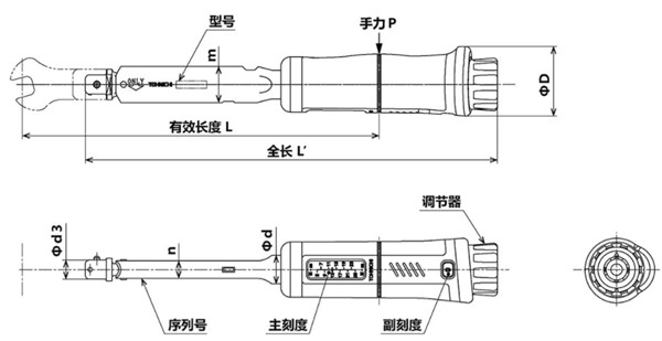 CL2N～25N5尺寸圖 