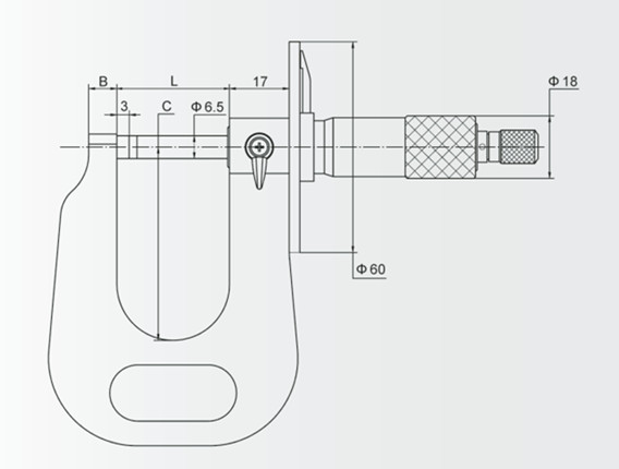 千分尺產品尺寸
