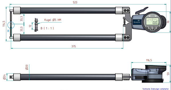 德國KROEPLIN卡規C8100尺寸圖 