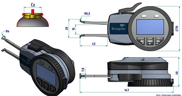 KROEPLIN噴霧罐專用卡規(guī)AE2100尺寸圖 