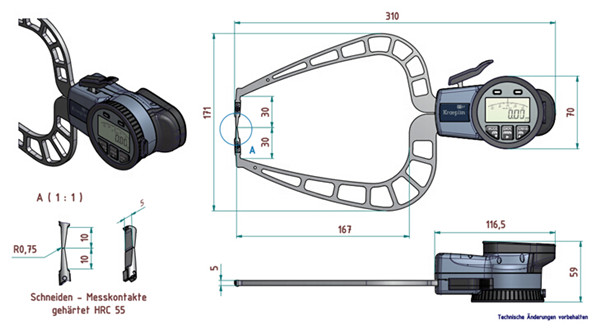 德國進(jìn)口外卡規(guī)C450S尺寸圖 