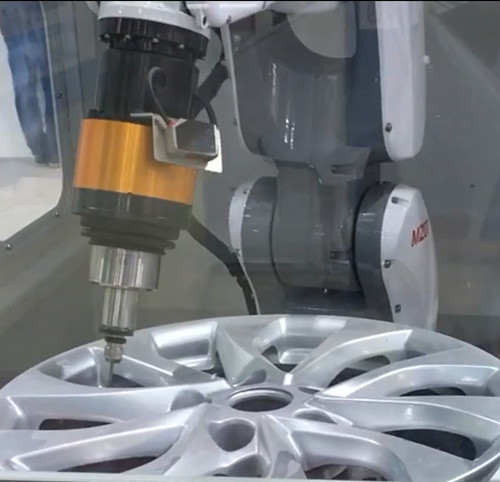 汽車輪轂去毛刺