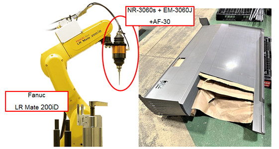 高速電主軸搭配機器人去毛刺 