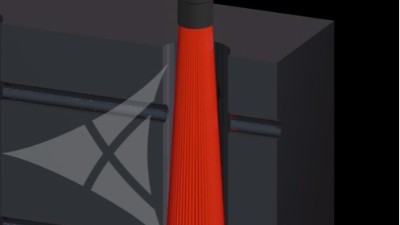 不銹鋼零部件交叉孔毛刺，銳必克內(nèi)孔刷高速去除